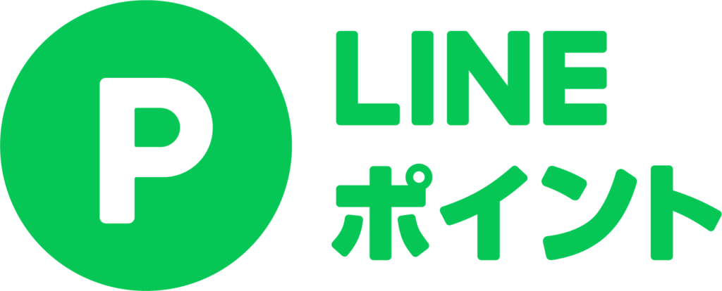 LINE POINT logo symbol wordmark 1 green JP